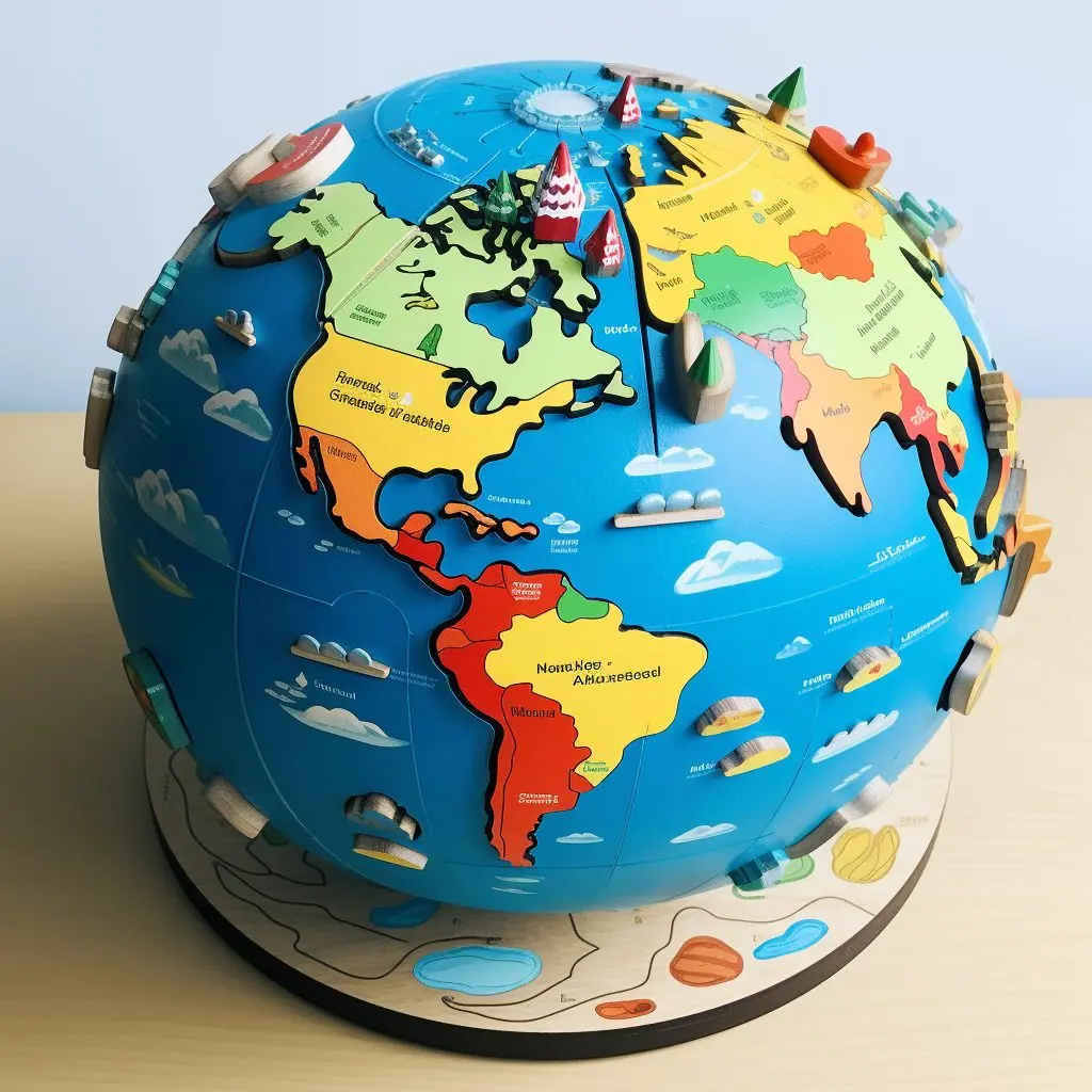 Что можно подарить на Новый Год девочке 10 лет 11 globe puzzle for children