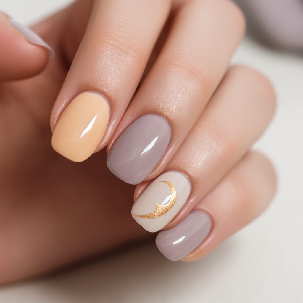 moon manicure with a nude base color and a contrasti 487a0cdb df91 4be2 845e b455a7d37d9e