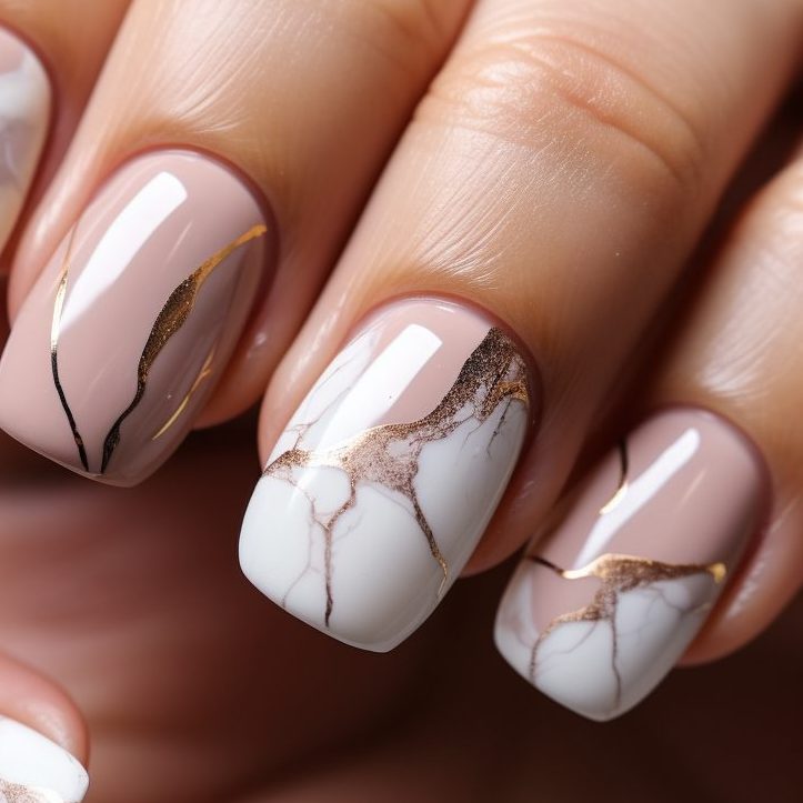 nude nails with accent nails as a marble design 75206978 ed68 4905 bb94 342b15cfdbb6 edited